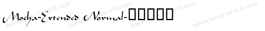 Mocha-Extended Normal字体转换